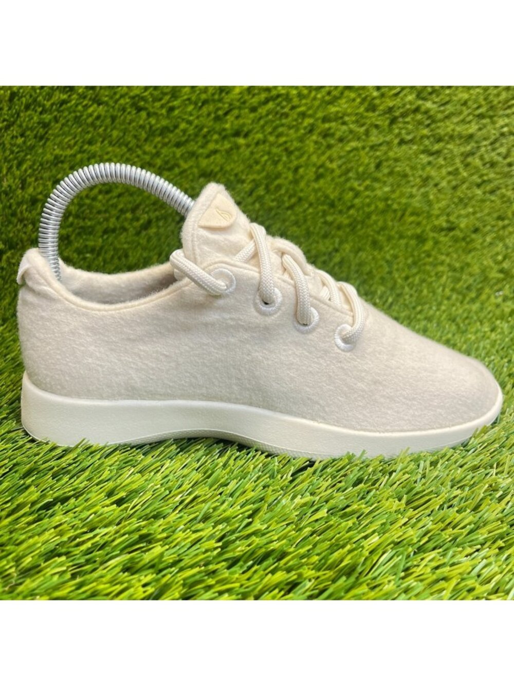 Allbirds Wool Runners Natural White Womens Size 7 Running Walking Shoes Sneakers